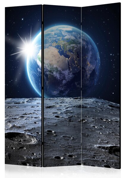 Artgeist Paraván - View of the Blue Planet [Room Dividers] Size: 135x172
