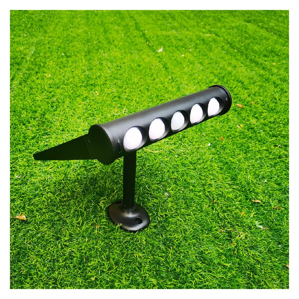 Exteriérové ​​solární LED svítidlo Talent, 4x LED 8w, černá, pohybový senzor