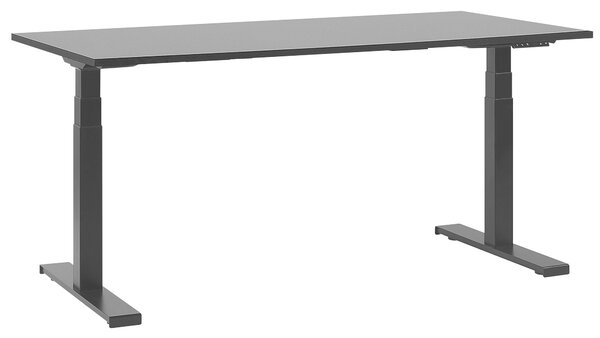 Elektricky výškově nastavitelný pracovní stůl DESTIN II Černá 160 cm 72 cm