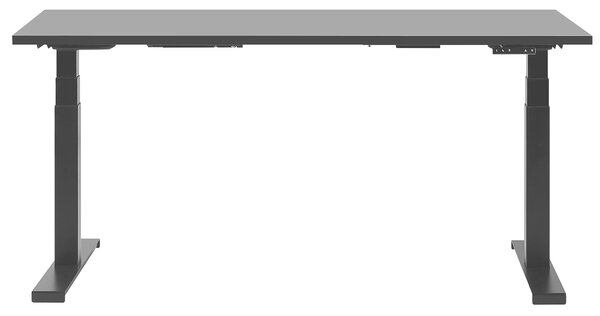 Elektricky výškově nastavitelný pracovní stůl DESTIN II Černá 160 cm 72 cm