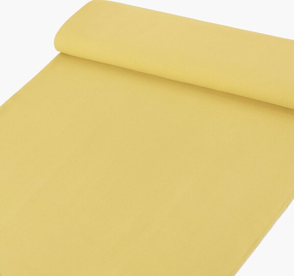 Goldea přírodní látka ze lněné směsi - žlutá 300 cm