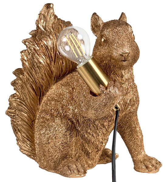 Stolní lampa Veverka PINOLI Zlatá