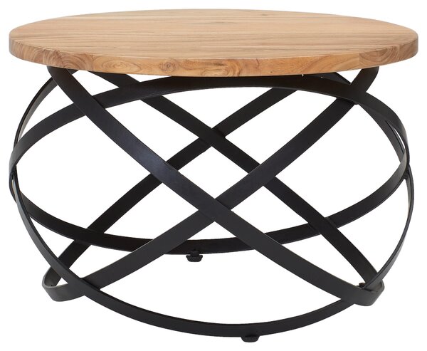KONFERENČNÍ STOLEK, černá, barvy akácie, dřevo, kov, 60/60/40 cm MID.YOU - Konferenční stolky, Online Only