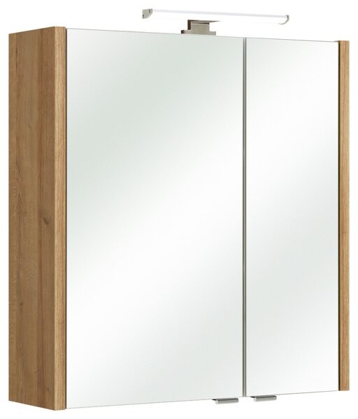 ZRCADLOVÁ SKŘÍŇKA, barvy dubu, 62/70/20 cm Xora - Zrcadlové skříňky