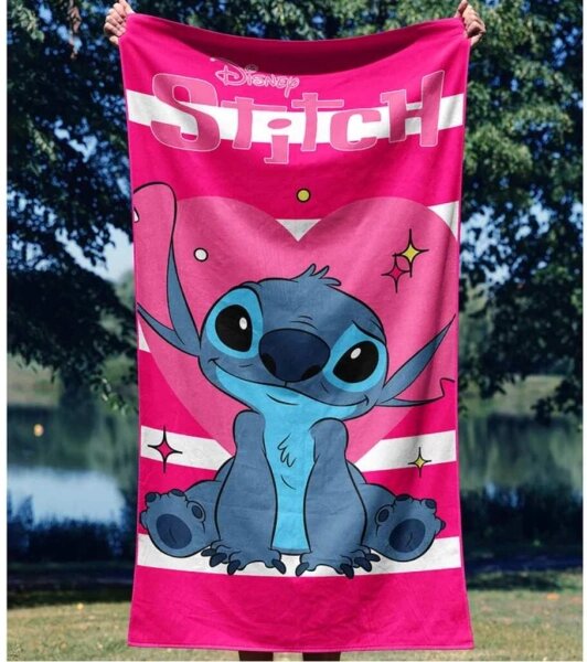 Carbotex Osuška Lilo a Stitch Láska hory přenáší 70x140 cm