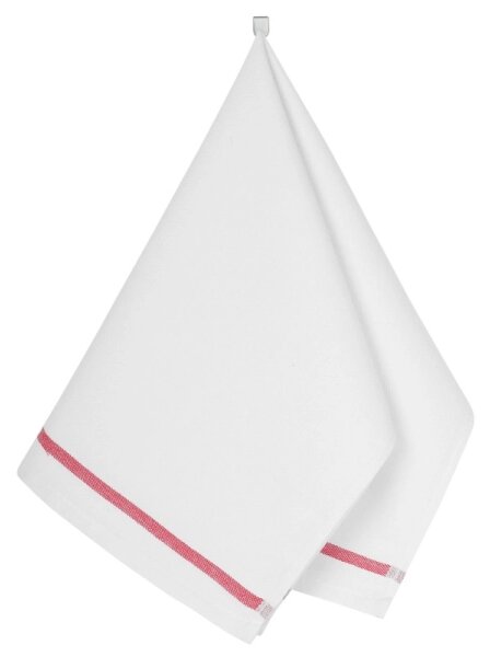 Bellatex Kuchyňská utěrka 1 ks 50x70 cm Proužek Bílá,Červená