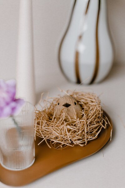 Dřevěný ptáček Baby Sparrow Natural Oak