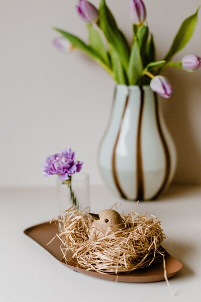 Dřevěný ptáček Baby Sparrow Natural Oak