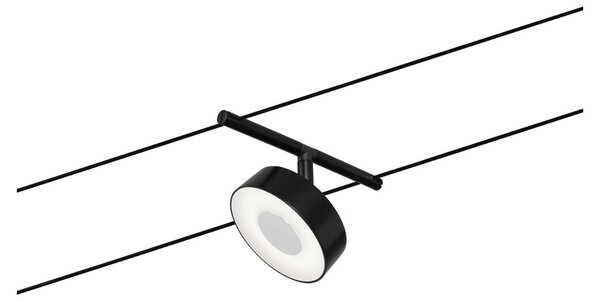 P 94479 LED lankový systém Circle základní sada 5x5W 3000K 230/12V černá mat/chrom - PAULMANN