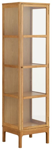 -25 % Dny MOMENTI– Nordic Living Dubová vitrína Zamma 180 x 47 cm