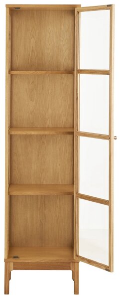 -25 % Dny MOMENTI– Nordic Living Dubová vitrína Zamma 180 x 47 cm