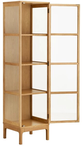 -25 % Dny MOMENTI– Nordic Living Dubová vitrína Zamma 180 x 47 cm