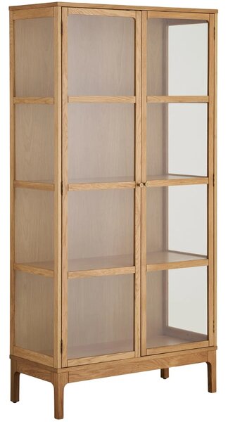 -25 % Dny MOMENTI– Nordic Living Dubová vitrína Zamma 180 x 90 cm