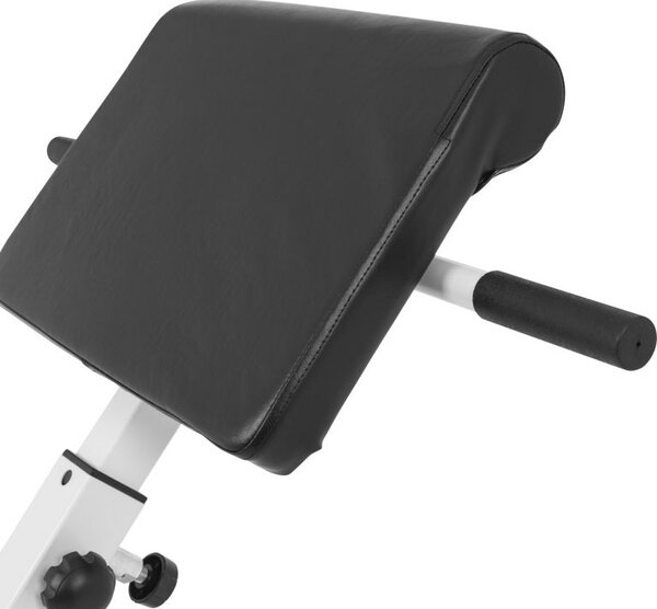 Gorilla Sports Hyperextenzní lavička skládací, bílá