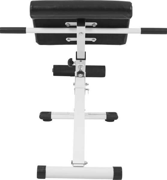 Gorilla Sports Hyperextenzní lavička skládací, bílá