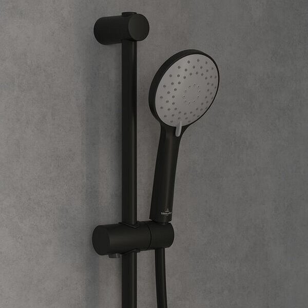Villeroy & Boch Universal Showers sprchová sada na stěnu černá TVS109004000K5