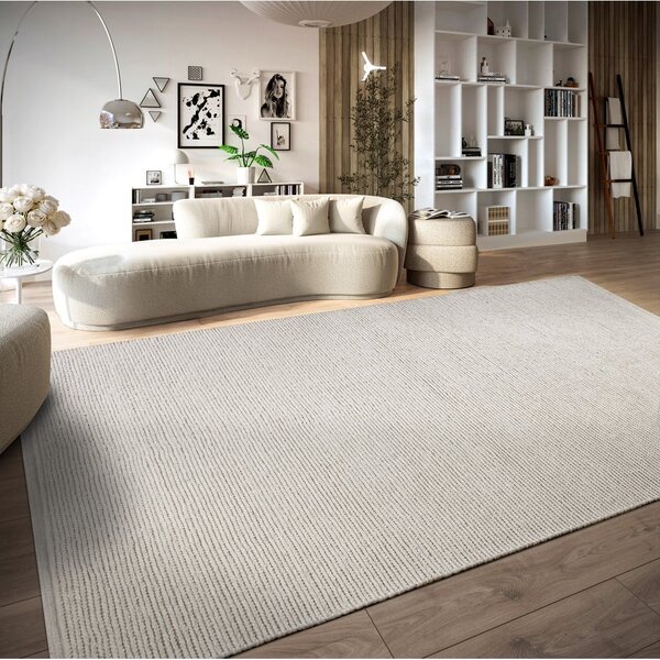 Bílý ručně tkaný vlněný koberec 190x280 cm Francois – Villeroy&Boch