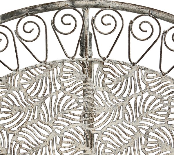 Bistro stolek NURRA 80 cm 36 cm Kov Šedá