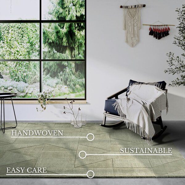 Zelený ručně tkaný vlněný koberec 120x170 cm Ursule – Villeroy&Boch