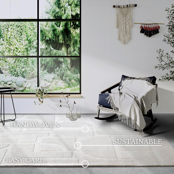 Krémový ručně tkaný vlněný koberec 160x230 cm Alexis – Villeroy&Boch