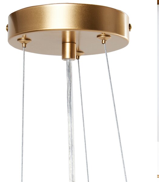 Závěsná lampa BAIROA Kov Zlatá