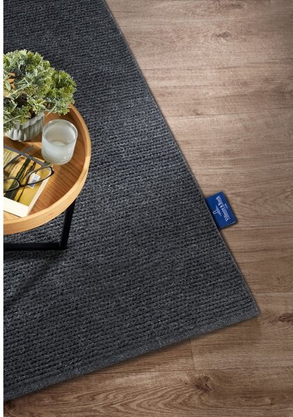 Tmavě šedý ručně tkaný vlněný koberec 160x230 cm Francois – Villeroy&Boch
