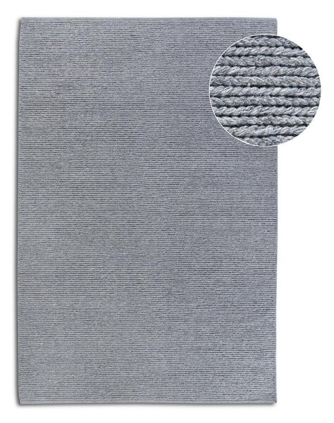 Šedý ručně tkaný vlněný koberec 60x90 cm Francois – Villeroy&Boch