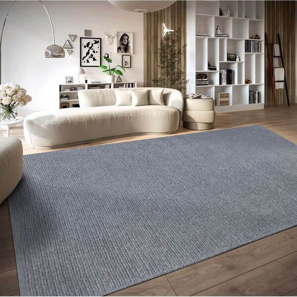 Šedý ručně tkaný vlněný koberec 60x90 cm Francois – Villeroy&Boch