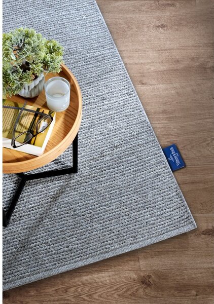 Šedý ručně tkaný vlněný koberec 60x90 cm Francois – Villeroy&Boch