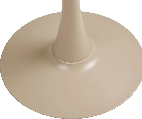 -25 % Dny MOMENTI– Nordic Living Béžový kovový zahradní bistro stolek Leira 60 cm