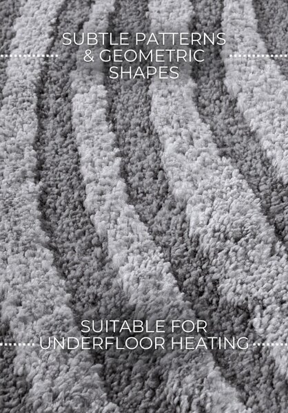 Šedý koberec 120x170 cm Pigment Light Grey – Elle Decoration