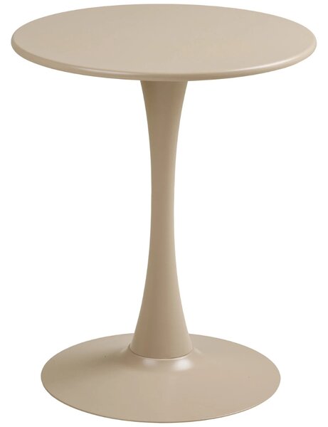 -25 % Dny MOMENTI– Nordic Living Béžový kovový zahradní bistro stolek Leira 60 cm