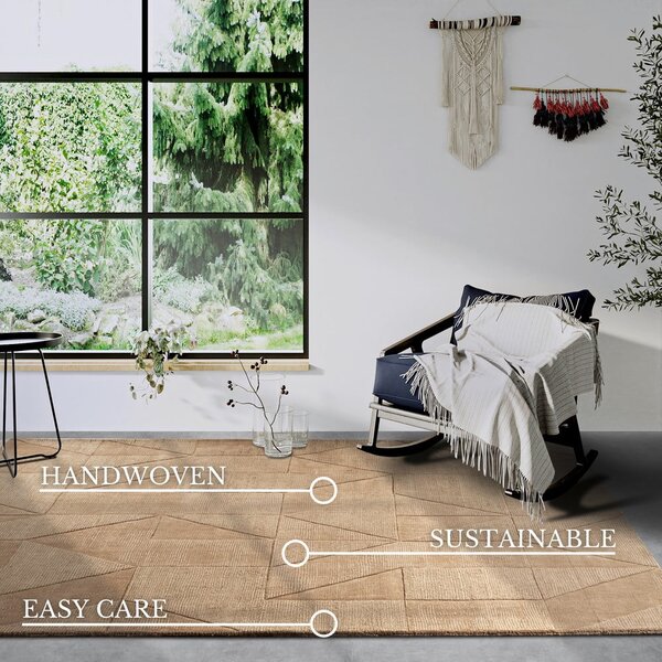 Béžový ručně tkaný vlněný koberec 190x280 cm Ursule – Villeroy&Boch
