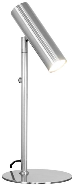 Nordic Living Stříbrná kovová stolní lampa Aris