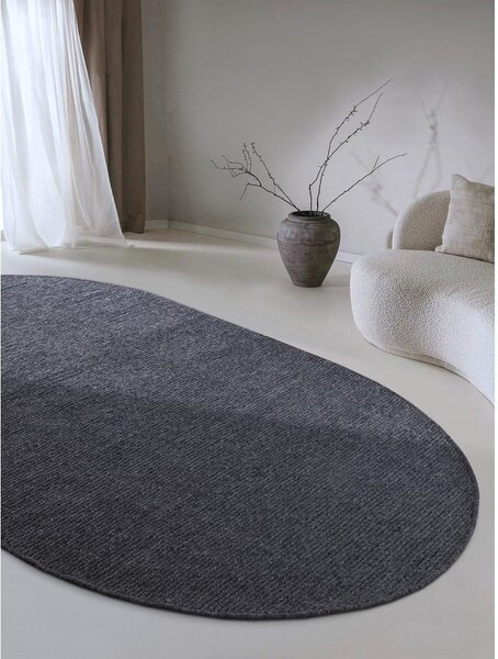 Tmavě šedý ručně tkaný vlněný koberec 160x230 cm Francois – Villeroy&Boch