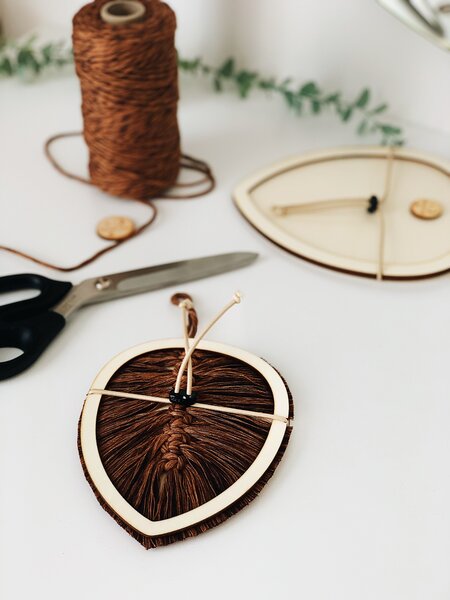BRIMOON Macramé list šablona Velikost: S