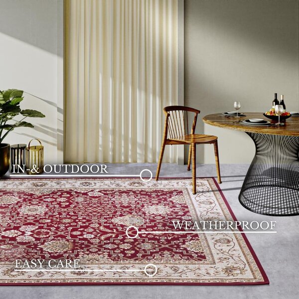 Červený venkovní koberec 200x285 cm Pierre – Villeroy&Boch