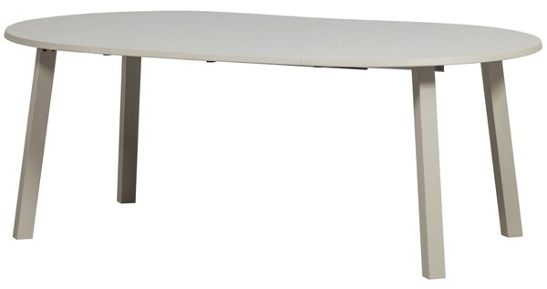 WOOOD Šedý dubový rozkládací jídelní stůl Janne 120/200 x 120 cm