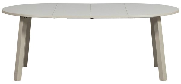 WOOOD Šedý dubový rozkládací jídelní stůl Janne 120/200 x 120 cm