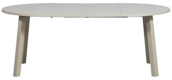 WOOOD Šedý dubový rozkládací jídelní stůl Janne 120/200 x 120 cm