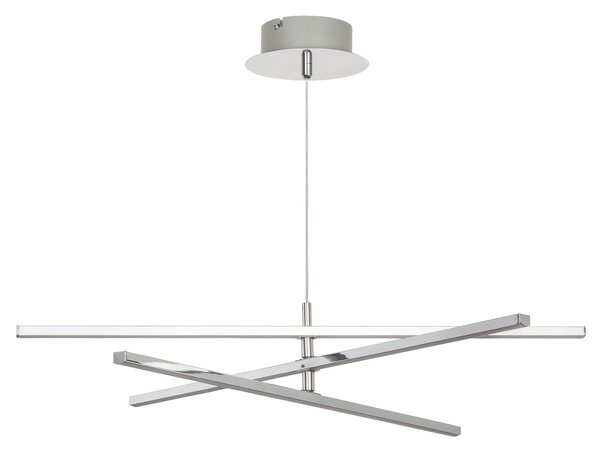 Rabalux Chromové závěsné LED svítidlo Meredith 600mm 18W 2480