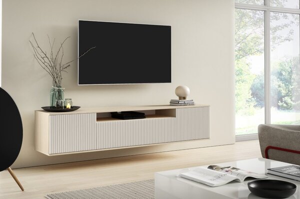 TV stolek Cloe 200 cm Barva: Artisan / Černá