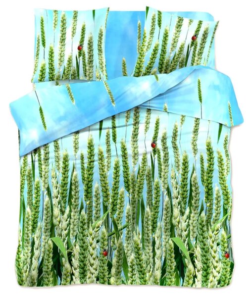 Povlečení z mikrovlákna POSANA zelené Rozměr povlečení: 2 ks 70 x 80 cm | 160 x 200 cm