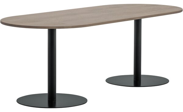-25 % Dny MOMENTI– WOOOD Šedý dubový jídelní stůl Tablo 220 x 90 cm