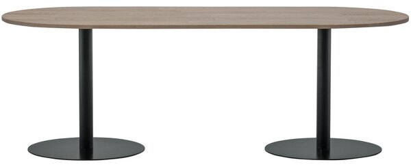 -25 % Dny MOMENTI– WOOOD Šedý dubový jídelní stůl Tablo 220 x 90 cm