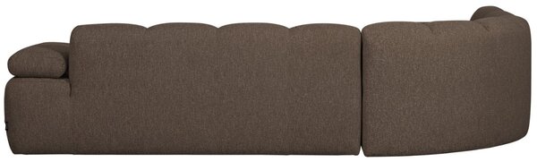 -25 % Dny MOMENTI– WOOOD Hnědá bouclé rohová pohovka Mojo 310 cm, levá