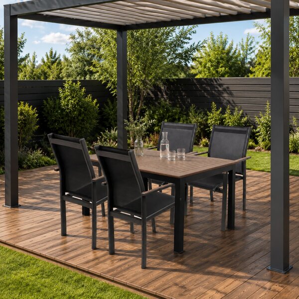 Doppler EXPERT WOOD Plus zahradní sedací souprava 4+1