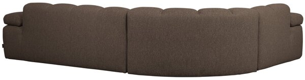 -25 % Dny MOMENTI– WOOOD Hnědá bouclé rohová pohovka Mojo 310 cm, levá