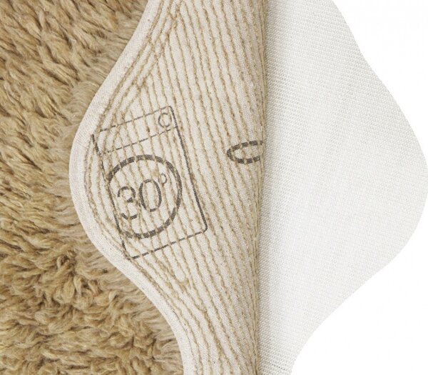 Vlněná kožešina Woolly - Sheep Beige 75x110 cm
