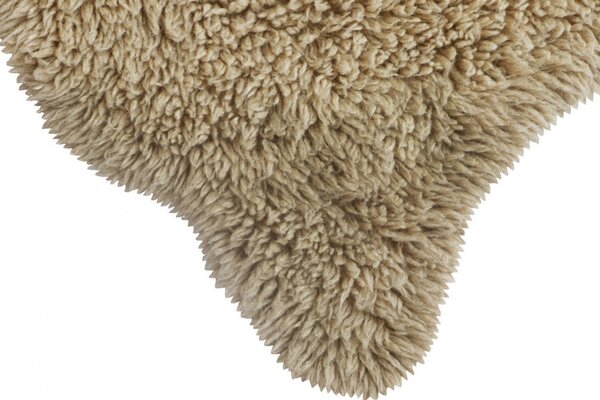 Vlněná kožešina Woolly - Sheep Beige 75x110 cm